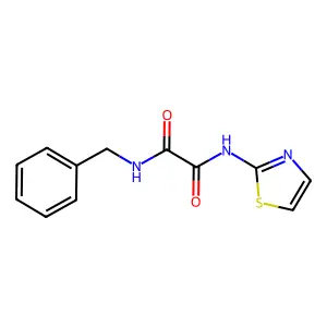 N-benzyl-N'-(1,3-thiazol-2-yl)ethanediamide structure