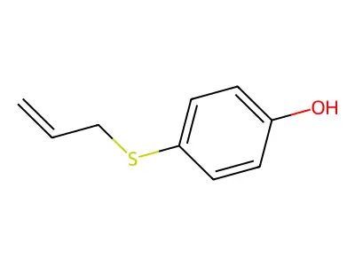 4-Allylsulfanyl-phenol structure
