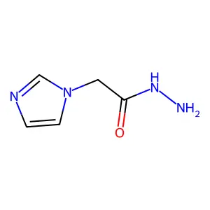 2-(1H-Imidazol-1-yl)acetohydrazide structure