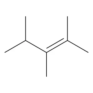 2,3,4-Trimethylpent-2-ene structure