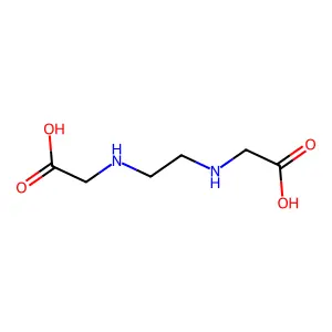 乙二胺-N,N'-二乙酸 structure