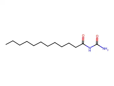 Dodecanamide, N-(aminocarbonyl)- structure