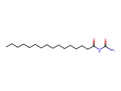 N-(Aminocarbonyl)hexadecanamide structure