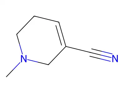 3-Cyano-1-methyl-1,2,5,6-tetrahydropyridine structure