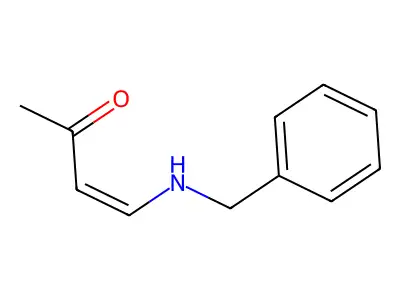 (Z)-4-(benzylamino)but-3-en-2-one structure