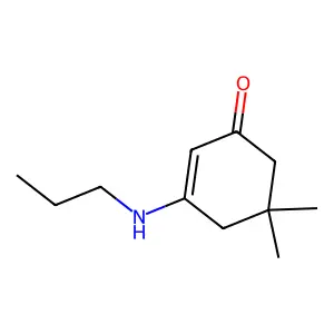 5,5-Dimethyl-3-(n-propylamino)cyclohex-2-en-1-one structure