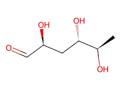 D-arabino-Hexose, 3,6-dideoxy- structure