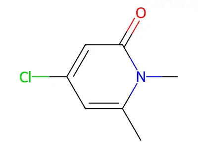 4-chloro-1,6-dimethylpyridin-2(1H)-one structure