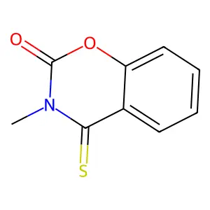 3-Methyl-4-sulfanylidene-1,3-benzoxazin-2-one structure