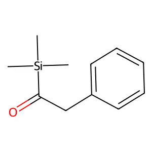 Silane, trimethyl(phenylacetyl)- structure