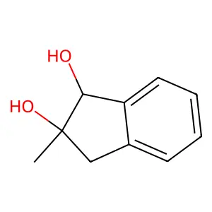 2,3-Dihydro-2-methyl-1H-indene-1,2-diol (cis) structure