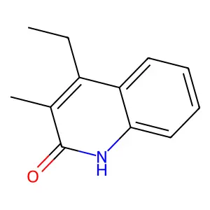 4-ethyl-3-methyl-1H-quinolin-2-one structure