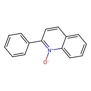 Quinoline, 2-phenyl-, 1-oxide structure