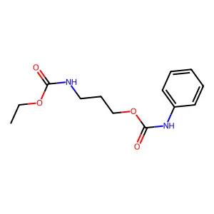 Carbamic acid, (3-hydroxypropyl)-, ethyl ester, carbanilate structure