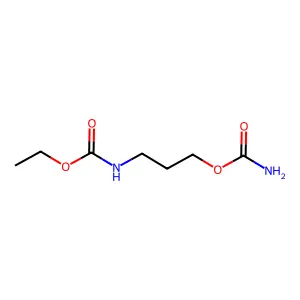 Carbamic acid, (3-hydroxypropyl)-, ethyl ester, carbamate structure