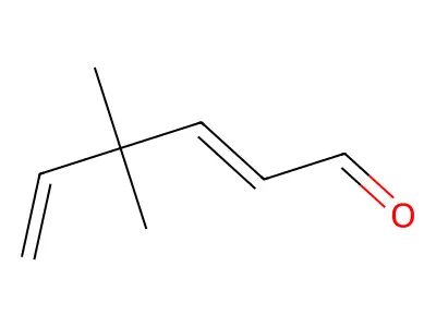 4,4-Dimethylhexa-2,5-dienal structure