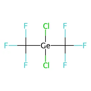 Dichlorobis(trifluoromethyl)germane structure