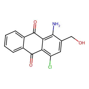 9,10-Anthracenedione, 1-amino-4-chloro-2-(hydroxymethyl)- structure