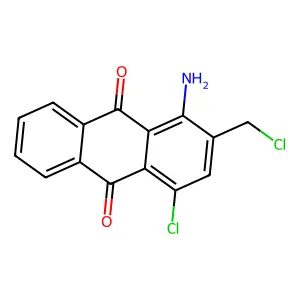9,10-Anthracenedione, 1-amino-4-chloro-2-(chloromethyl)- structure