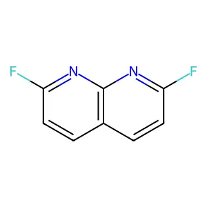 1,8-Naphthyridine, 2,7-difluoro- structure