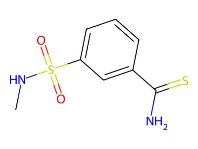 3-(Methylsulfamoyl)benzenecarbothioamide structure