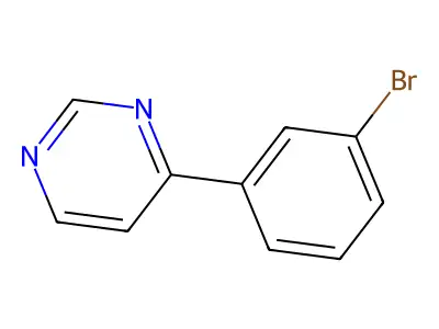 4-(3-Bromophenyl)pyrimidine structure