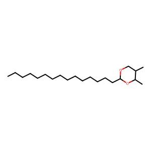 4,5-Dimethyl-2-pentadecyl-1,3-dioxane structure