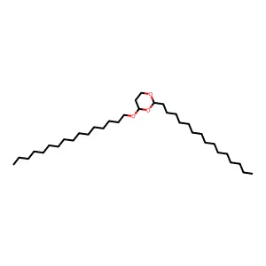1,3-Dioxane, 4-(hexadecyloxy)-2-pentadecyl- structure