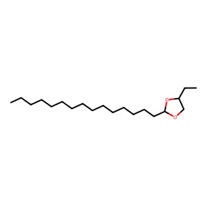 4-Ethyl-2-pentadecyl-1,3-dioxolane structure