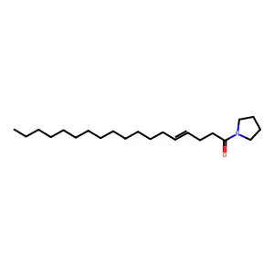 1-(4-Octadecenoyl)pyrrolidine structure
