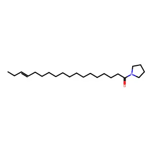 1-(15-Octadecenoyl)pyrrolidine structure