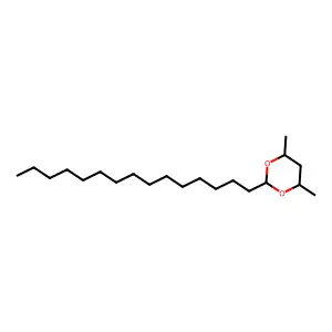 4,6-Dimethyl-2-pentadecyl-1,3-dioxane structure