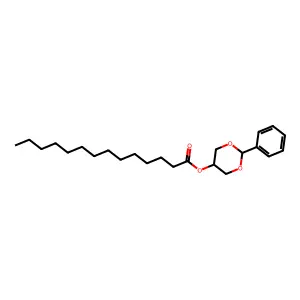 2-Phenyl-1,3-dioxan-5-yl myristate structure