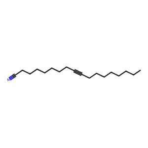 9-Octadecynenitrile structure