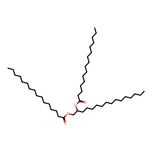 2-Palmitoyloxypalmityl palmitate structure