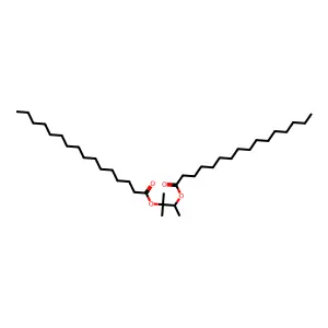 1,1-Dimethyl-2-(palmitoyloxy)propyl palmitate structure