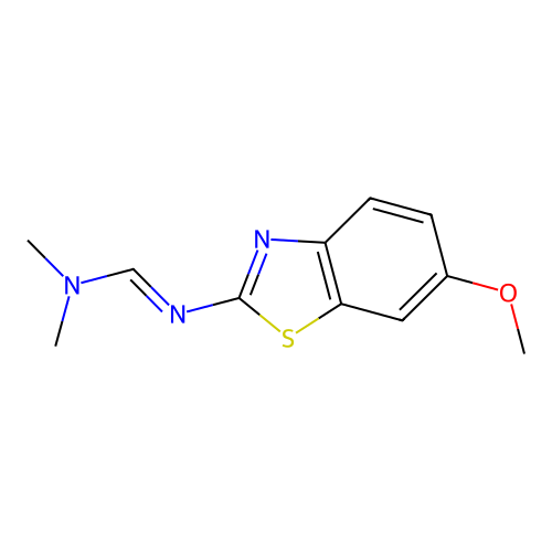 N'-(6-Methoxy-1,3-benzothiazol-2-yl)-N,N-dimethylimidoformamide structure