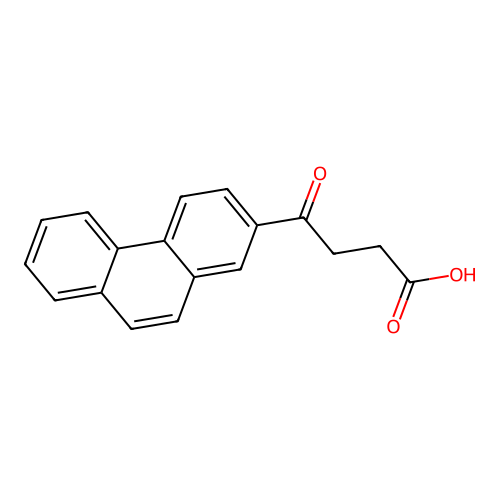 4-Oxo-4-(2-phenanthryl)butanoic acid structure