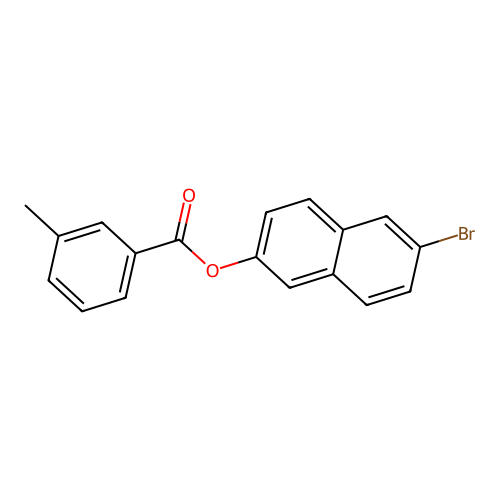 6-Bromo-2-naphthyl3-methylbenzoate structure