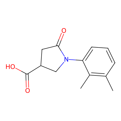 1-(2,3-Dimethylphenyl)-5-oxopyrrolidine-3-carboxylic acid structure