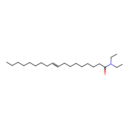 9-Octadecenamide, N,N-diethyl- structure