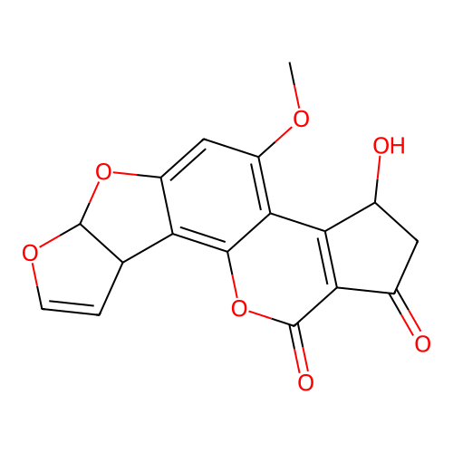 Aflatoxin Q1 structure