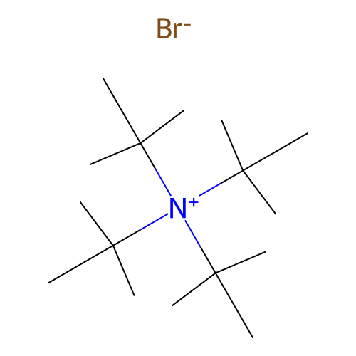 2-Propanaminium, N,N,N-tris(1,1-dimethylethyl)-2-methyl-, bromide structure