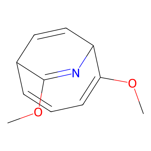 5,8-Dimethoxy-7-azabicyclo[4.2.2]deca-2,4,7,9-tetraene structure