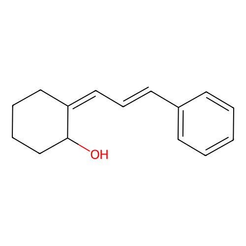 2-Cinnamylidenecyclohexan-1-ol structure