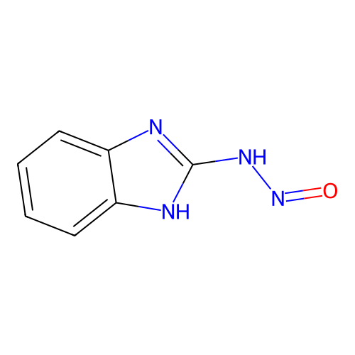 2-Nitrosoaminobenzimidazole structure
