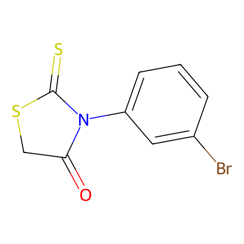3-(3-Bromophenyl)-2-thioxo-1,3-thiazolidin-4-one structure