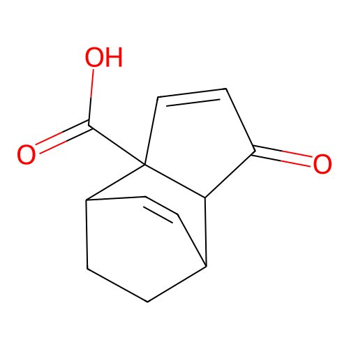 5-Oxotricyclo[5.2.2.02,6]undeca-3,8-diene-2-carboxylic acid structure