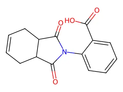 2-(1,3-dioxo-1,3,3a,4,7,7a-hexahydro-2H-isoindol-2-yl)benzoic acid structure
