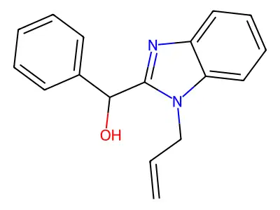 (1-Allyl-1H-benzoimidazol-2-yl)-phenyl-methanol structure